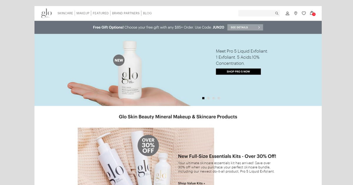 Glo Skin Beauty case by Absolute web
